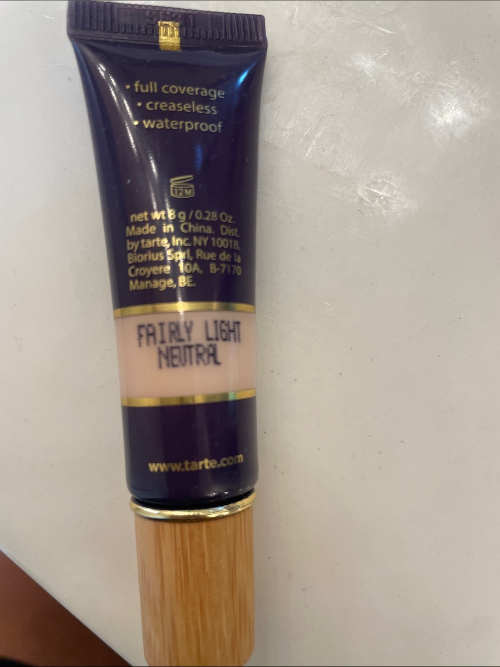 tarte Maracuja Creaseless Concealer - Purple Tube, fair light Shade - Picture 2 of 2